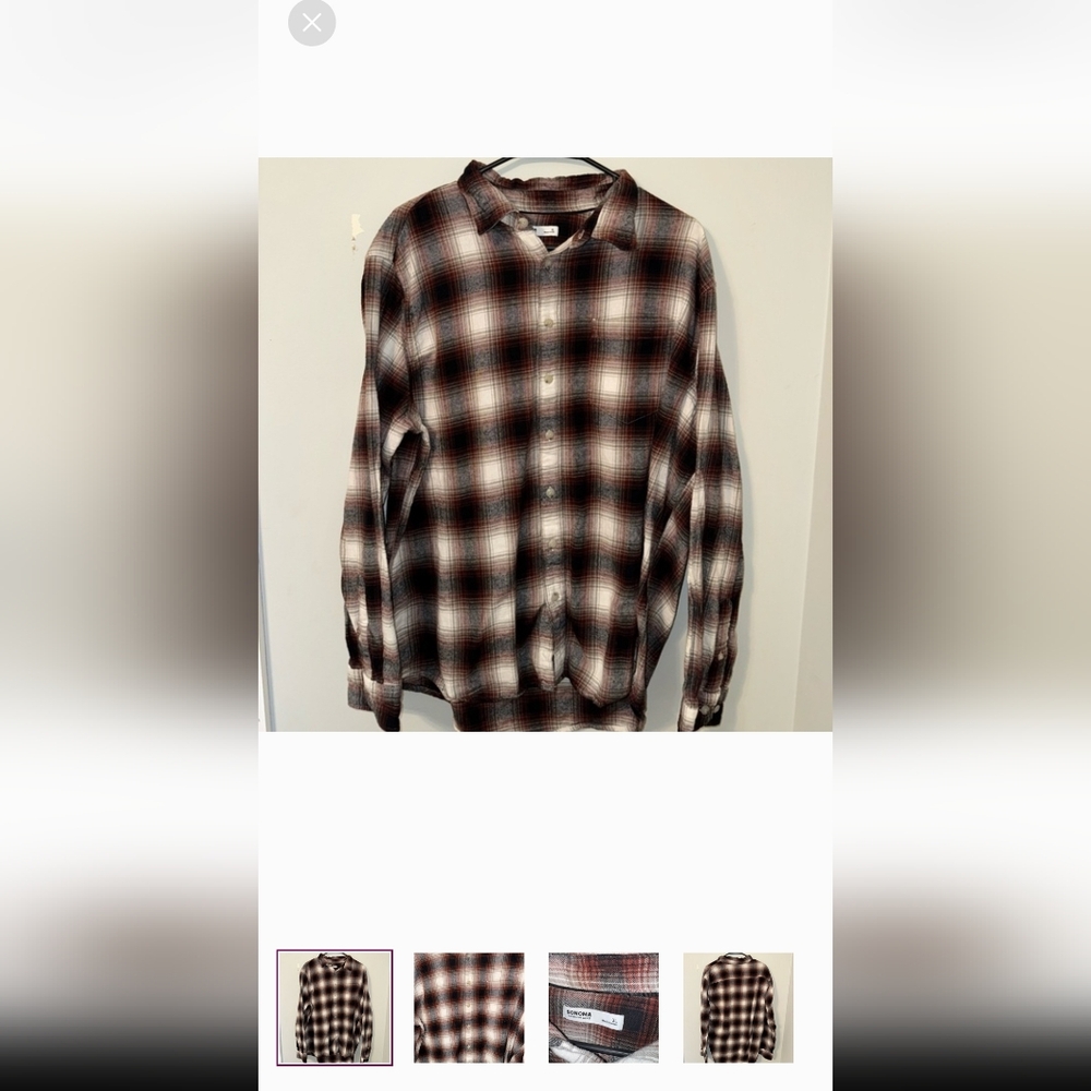 ✨️RePoshing✨️ Men’s Sonoma Flannel XL